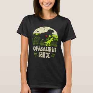 Opasaurus T Rex Dinosaur Opa Saurus Familie Matchi T-Shirt