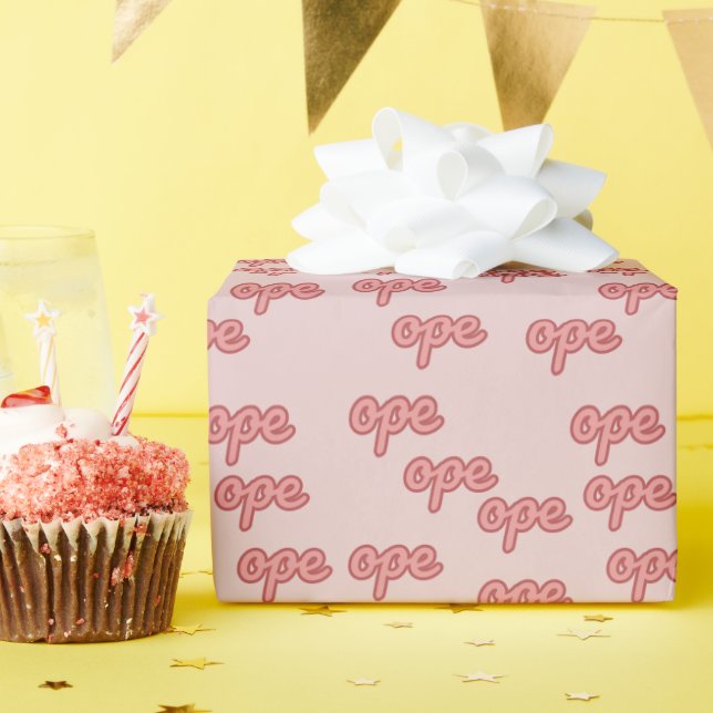 Ope Midwest Funny Quote Wrapping Paper Geschenkpapier (Geburtstagsparty)