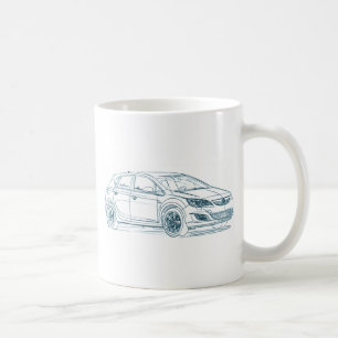 Opel Astra 2010 Kaffeetasse