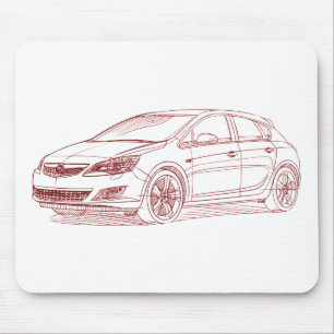 Opel Astra 2010 Mousepad