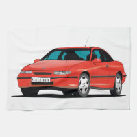 Opel Calibra rote Vorderseite
