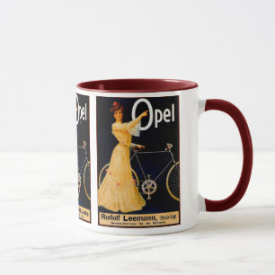 Opel Fahrräder Vintage-Werbung Tasse