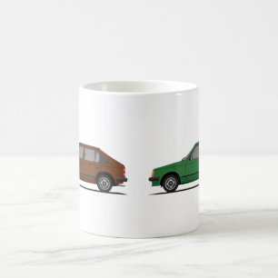 Opel Kadett D - Vauxhall Astra Mk1 - 15 Farben Kaffeetasse