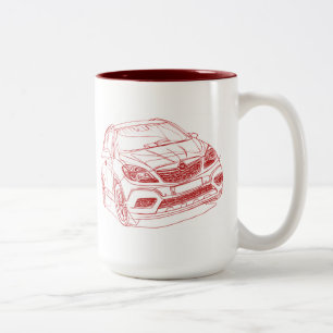 Opel Mokka 2013 Zweifarbige Tasse