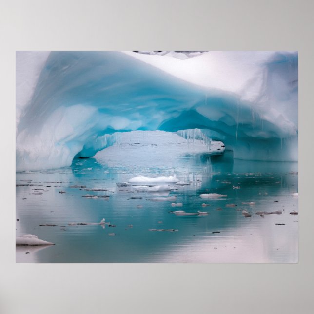 Open Arch Iceberg | Antarktis Poster (Vorne)