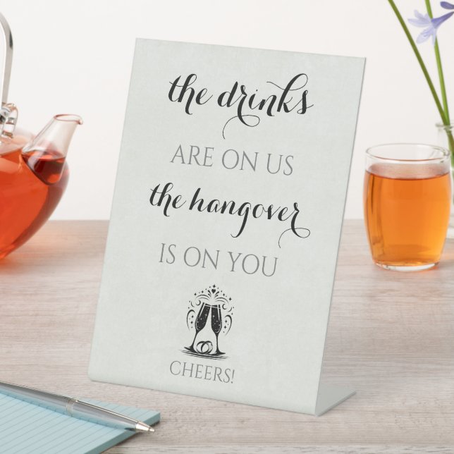 Open Bar Hangover Sockelschild (In Situ)