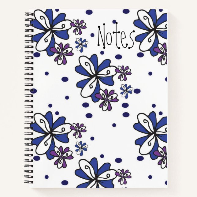 Open Bloom Notebook Notizbuch (Vorderseite)