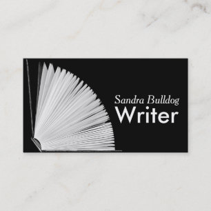Open Book AUTHORS & WRITERS Carte de visite