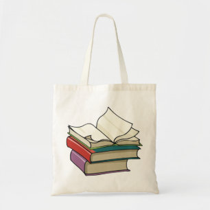 Open Book Tote Bag Tragetasche