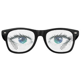 Open Eyes Funny Weird Partybrille