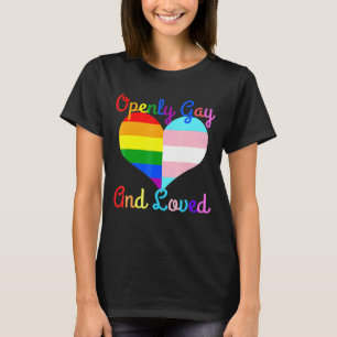 Open Gay Loved Stolz Männer Frauen glücklichen Spa T-Shirt
