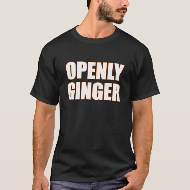 Open Ginger Redheads Haarfass Fass Pale Skin T S S T-Shirt (Vorderseite)