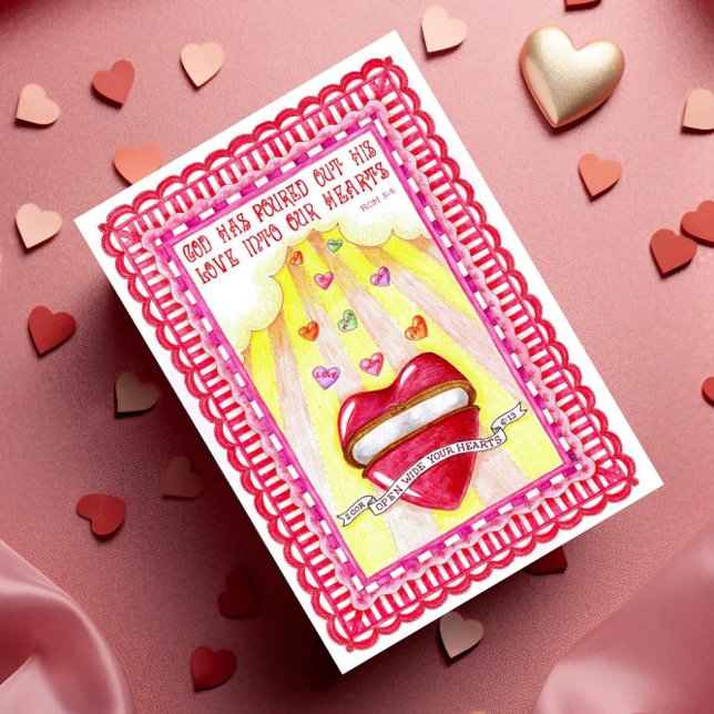 Open Heart Inspiration Postcard Postkarte (Von Creator hochgeladen)