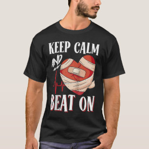 Open Heart Operation Bypass Awareness Heart Behalt T-Shirt