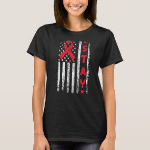 Open Heart Operation Bypass Awareness Heart Bleibe T-Shirt