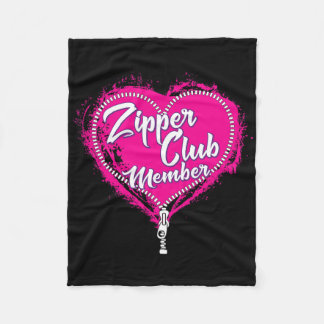 Open Heart Operation Spaß Frauen Zipper Club T-Shi Fleecedecke