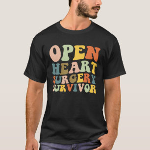 Open Heart Operation Survivor Heart Operation Erho T-Shirt