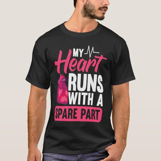 Open Heart Surgery Bypass Recovery Bypass Heart Su T-Shirt (Vorderseite)