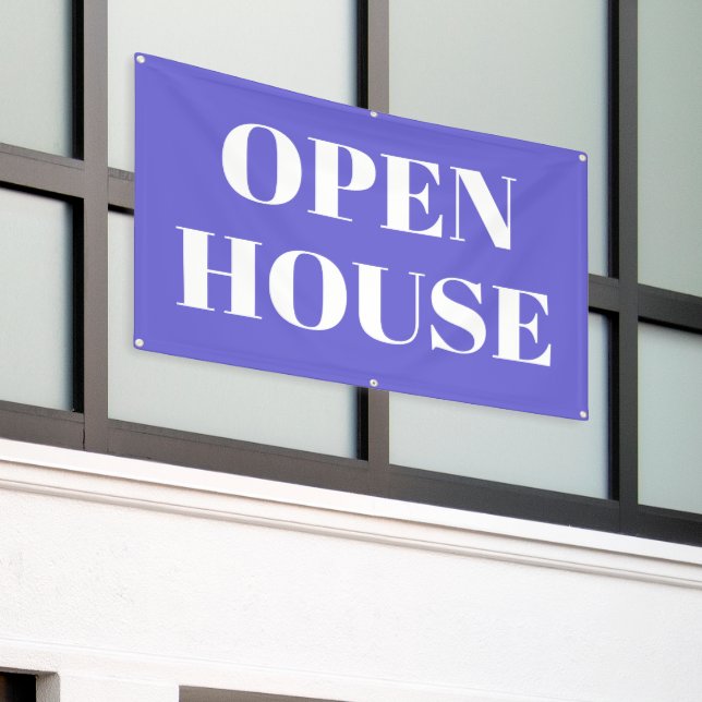 OPEN HOUSE Banner (Äußeres Gebäude)