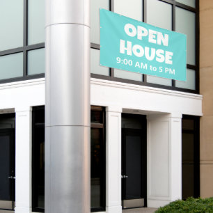 OPEN HOUSE Custom Banner