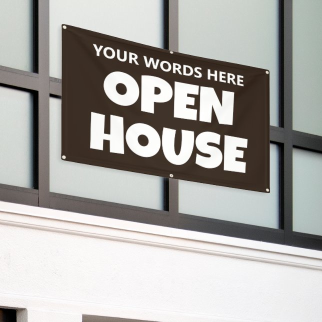 OPEN HOUSE Custom Banner (Äußeres Gebäude)