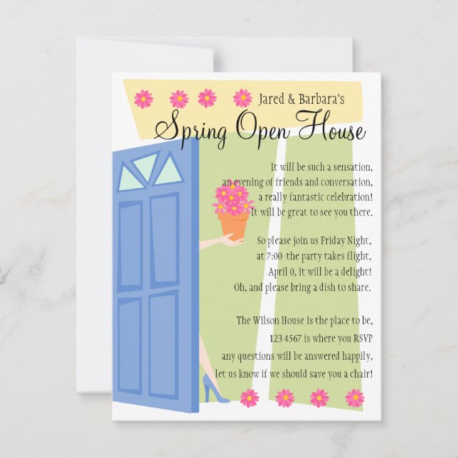 Open House Einladung (Vorderseite)