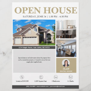 Open House Gold Real Anwesen Flyer