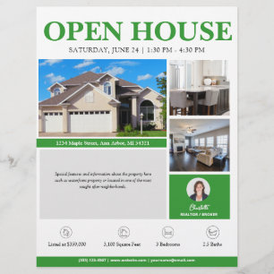 Open House Green Real Anwesen Flyer