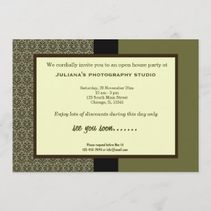 Open House New Business Einladung