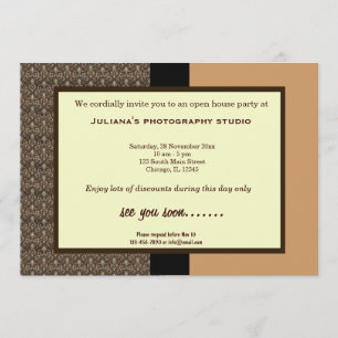 Open House New Business Einladung