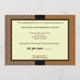 Open House New Business Einladung