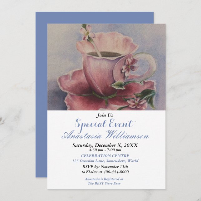 OPEN HOUSE PARTY INVITATION (Devant / Derrière)