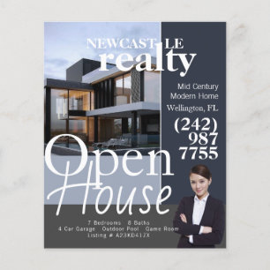 Open House Real Anwesen Realtor Flyer