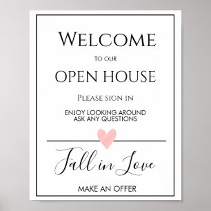 Open House Real Anwesen Signatur, Real Anwesen Poster