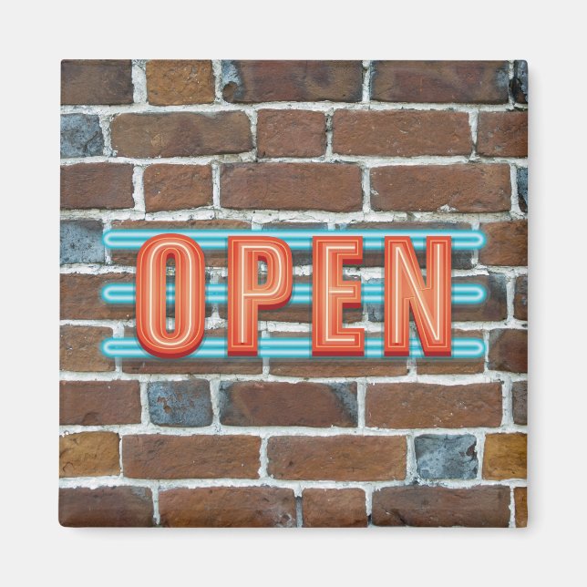 OPEN SIGN MAGNET (Vorne)