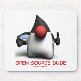 Open Source Typ (Software Developer Duke) Mousepad