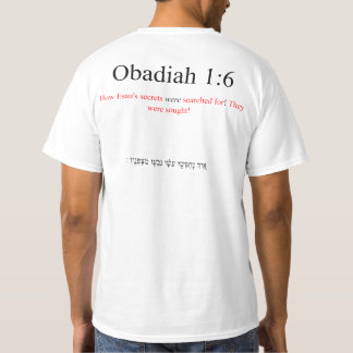 Open Source Übersetzung Obadiah 1:6 T-Shirt