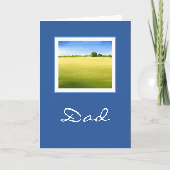 "Open Space" Acrylfarbe Karte (Vorderseite)