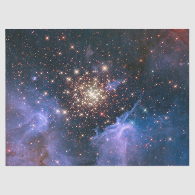 Open Star Cluster NGC 3603 Seidenpapier (Vorderseite)