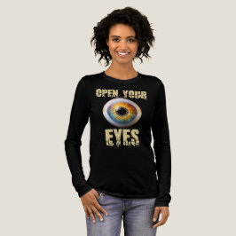 Open Your Eyes, Eyeball Design Tri-Blend Shirt