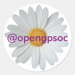 openGPSoC runde Aufkleber