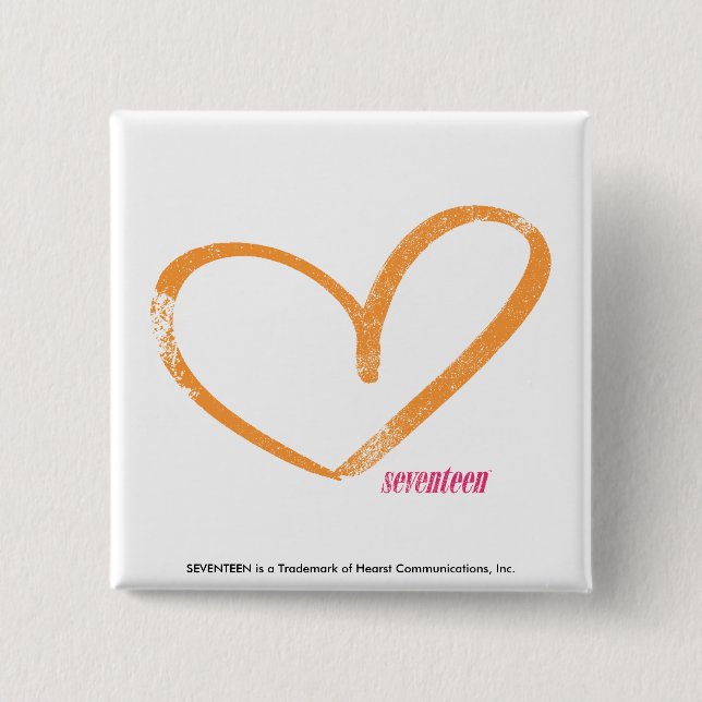 OpenHeart Orange Button (Vorderseite)
