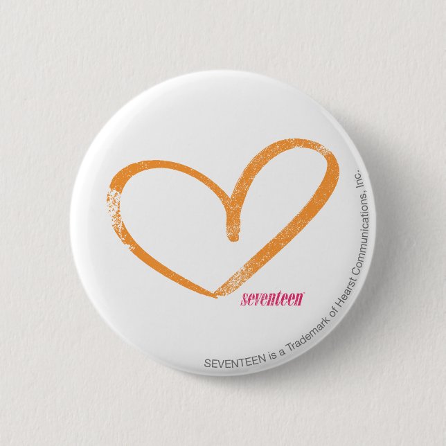 OpenHeart Orange Button (Vorderseite)
