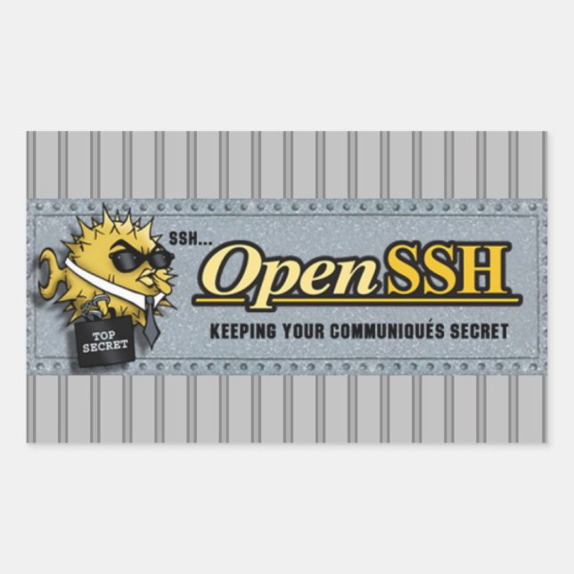 OpenSSH - Stickers für Sysadmins (Vorderseite)