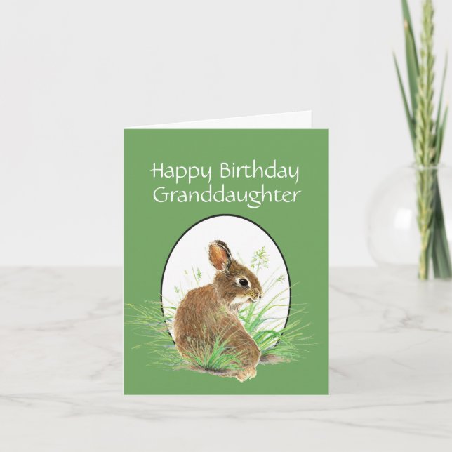Oper Birthday Bunny Liebe Oma Opa Karte (Vorderseite)