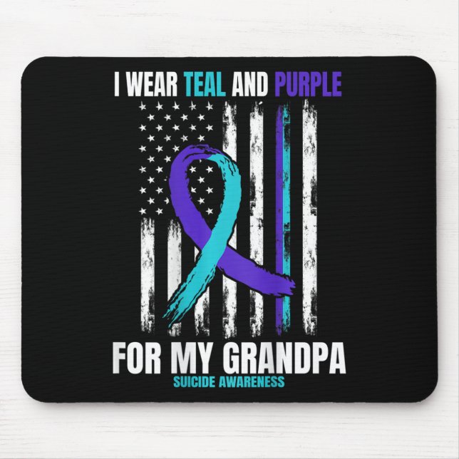 Oper Suicide Awareness Prevention American Flag Mousepad (Vorne)