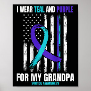 Oper Suicide Awareness Prevention American Flag Poster