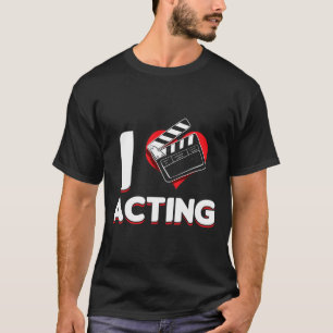 Opera Broadway Bühne Schauspielerin Theater Schaus T-Shirt