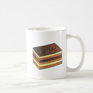 Opéra Cake French Patisserie Dessert Kaffeetasse