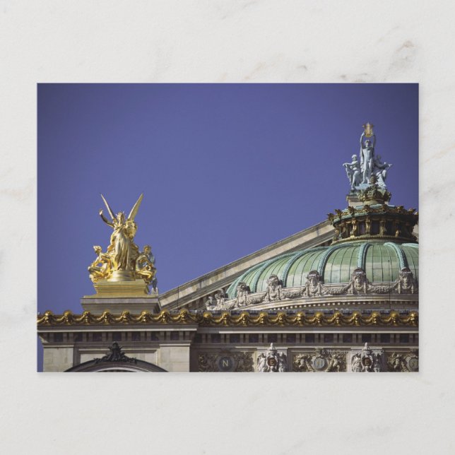 Opera de Paris Garnier in Paris, Frankreich Postkarte (Vorderseite)